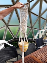 Makramee heinäkuu 2021. Amppeli.